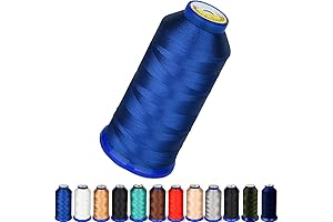 All-Purpose Royal Blue Polyester Sewing Thread for Heavy-Duty Projects