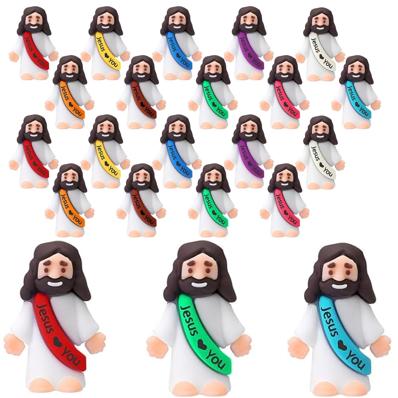 Click to get 20PCS Little Jesus Figures Mini Jesus Figurines i