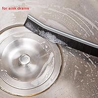 Vista 3 de Paquete de 3 cepillos de limpieza de huecos, cepillo de limpieza de hendiduras, cepillo limpiador de lechada de azulejos, cepillo de cerdas duras