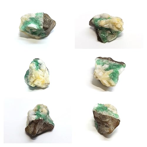 Miniatura 5 de Raw Colombian Stone. Emeralds in Calcite Matrix. Premium Raw Piece. Hope, Love and Family Protection! (PC #31)