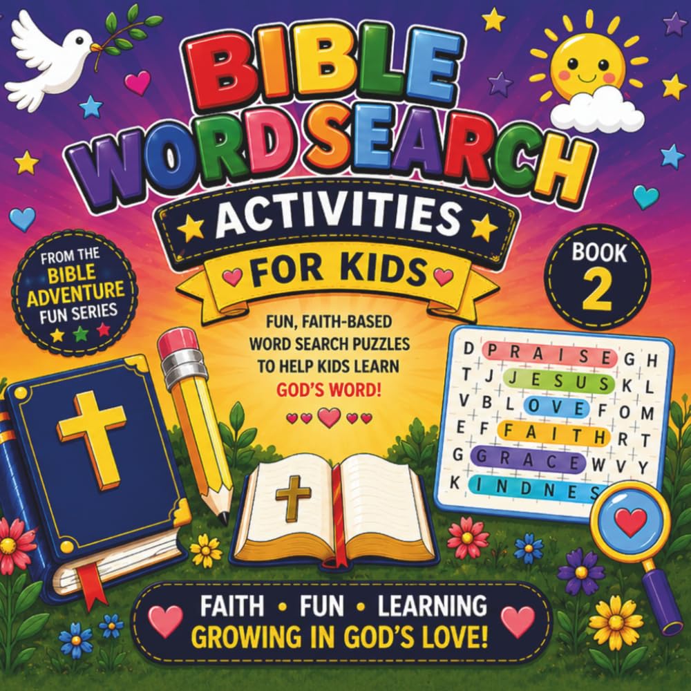 BIBLE WORD SEARCH ACTIVITIES FOR KIDS (BIBLE ADVENTURE FUN SERIES)