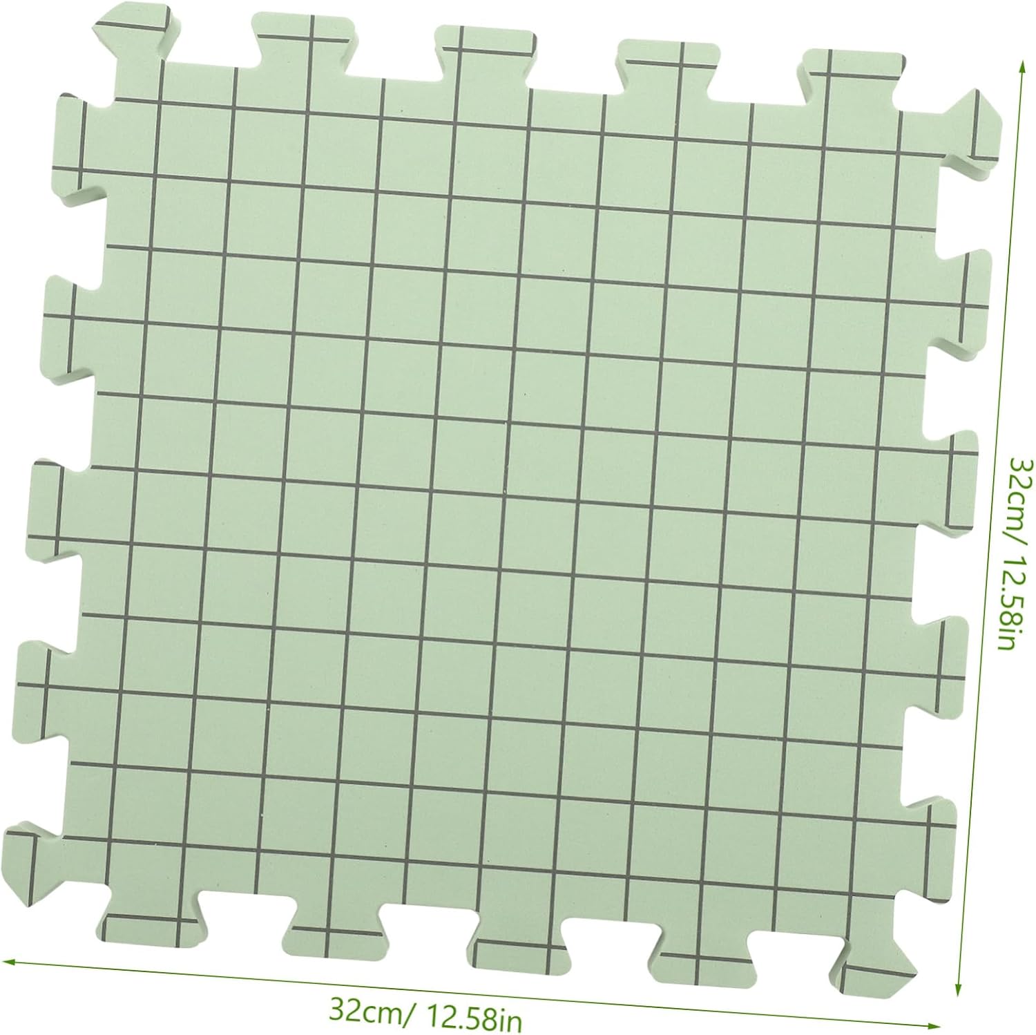Light Green Foam Blocking Board Set for Knitting Crochet DIY