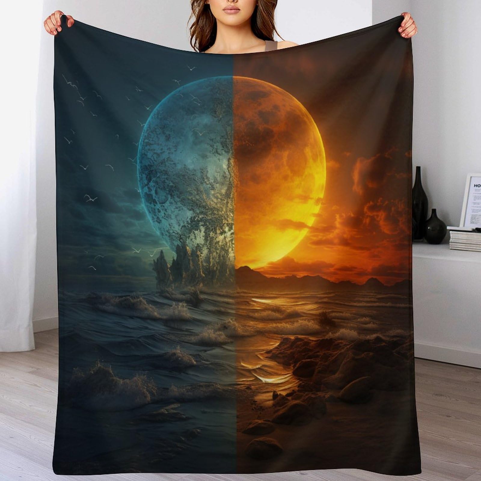 Flannel couverture de canapé haut de gamme 150x200cm au toucher cachemire