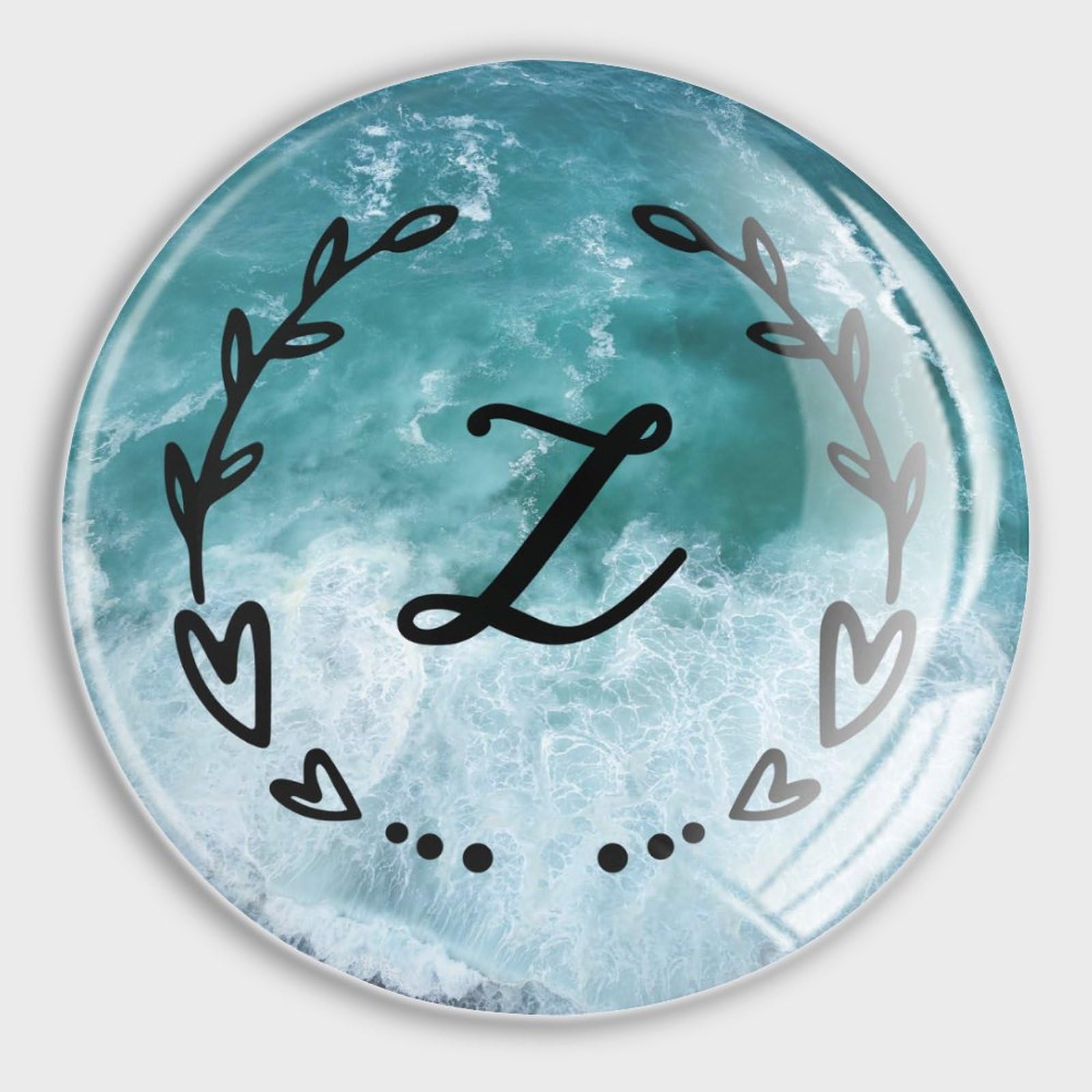 Aimants pour réfrigérateur lettre L lot de 4 magnets en verre anti-rayures pour casier cuisine