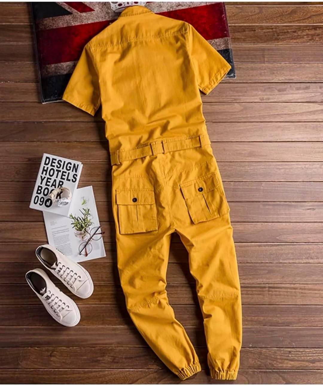 Men's Overalls Work Utility Coveralls Short Sleeve Coverall，Button Front Work Jumpsuit Uniform
