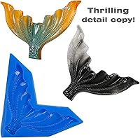 Vista 5 de BBDINO Kit de fabricación de moldes de silicona, silicona líquida para moldes de fabricación de moldes azul zafiro 30A, goma de silicona de alta