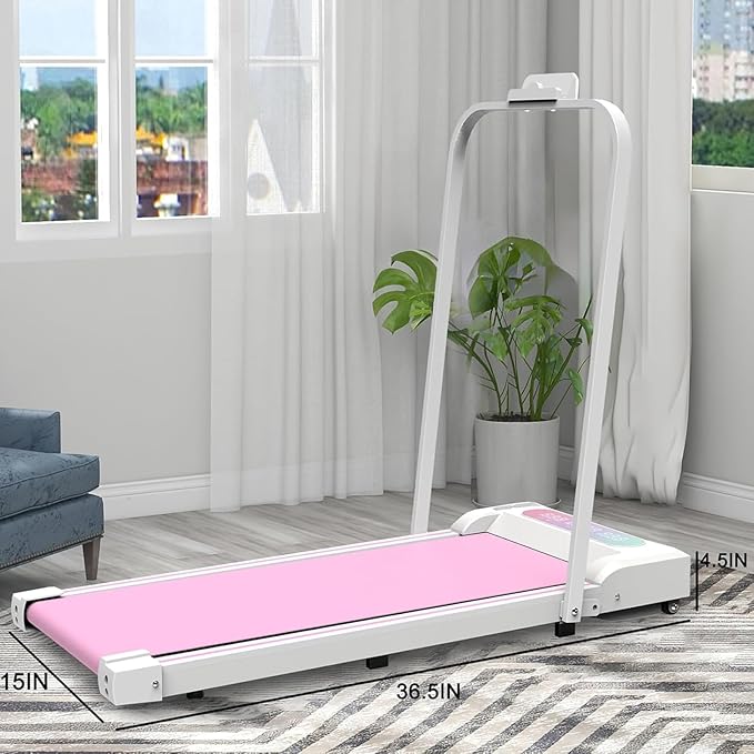 Caminadora Walking Pad con Barra, 2.5 HP, Portátil, Control Remoto miniatura 8