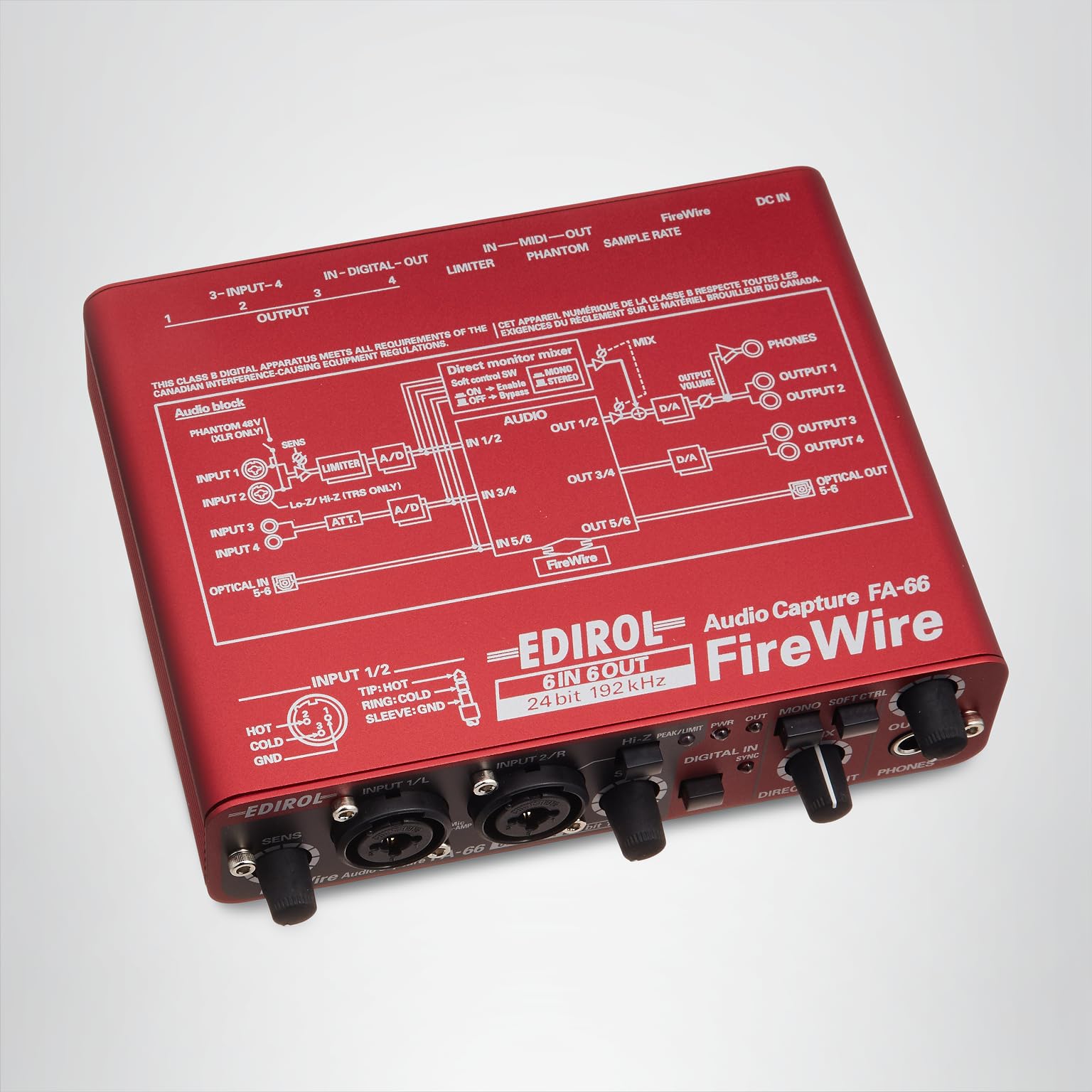 Amazon.co.jp: Roland FireWire AUDIO CAPTURE FA-66 : Musical