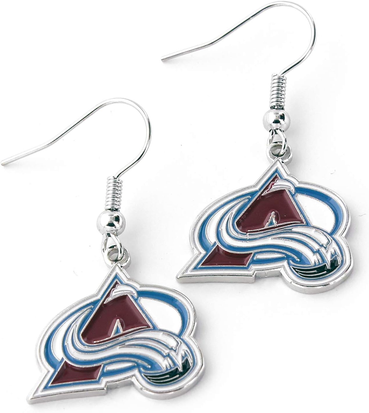 NHL Colorado Avalanche Logo Dangler Earrings