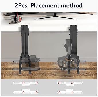 DIWANGUS Hotas Desk Mount, No Installation Joystick, Pack of 2