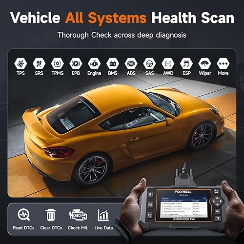 Miniatura 4 de FOXWELL NT624 Elite OBD2 escáner actualizado desde NT614Elite y NT604Elite lector de código, herramienta de escaneo OBD2 de todo el sistema, 8