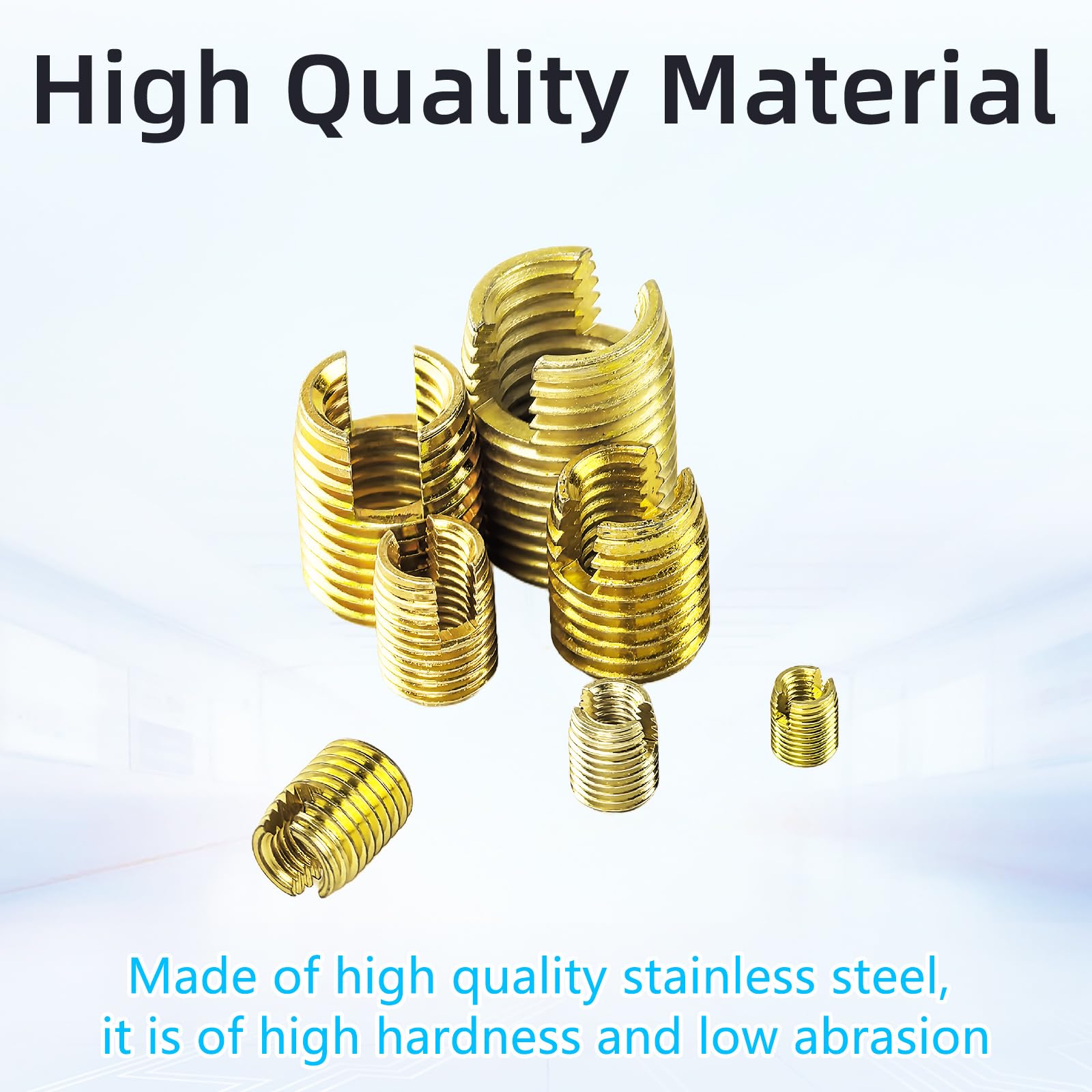 Stainless Steel Thread Inserts - M3-M12 Self Tapping -8 Stainless Steel Thread Inserts - M3-M12 Self Tapping -8