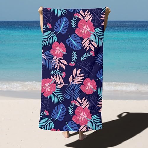 Miniatura 3 de Toalla de playa de gran tamaño toalla de playa de microfibra toallas de playa para adultos sin arena y de secado rápido 33 x 52 pulgadas