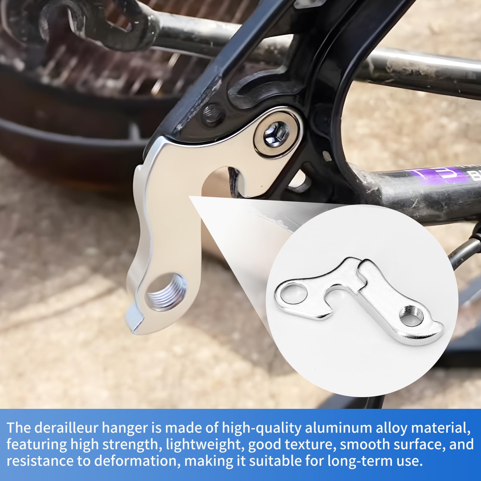 Cambio per bicicletta Shimano & Cube – Gancio posteriore per bicicletta GH-011, occhio del cambio posteriore per biciclette, Derailleur Hanger, gancio del cambio per bicicletta con viti, ricambio per