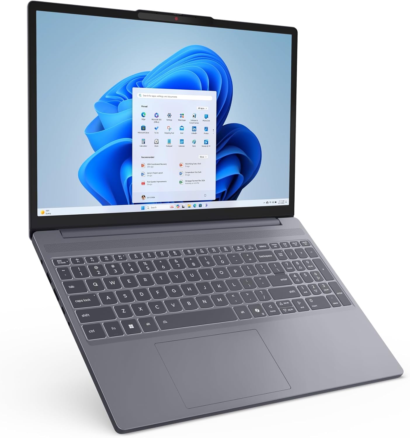 Lenovo IdeaPad Slim 3 Gen 10 – Ordenador Portátil 15.3″ WUXGA (Intel Core i5-13420H, 16 GB RAM, 512 GB SSD, Gráficos Intel UHD, Wi-Fi 6, Sin Sistema Operativo) Teclado QWERTY Español – Gris Luna 3
