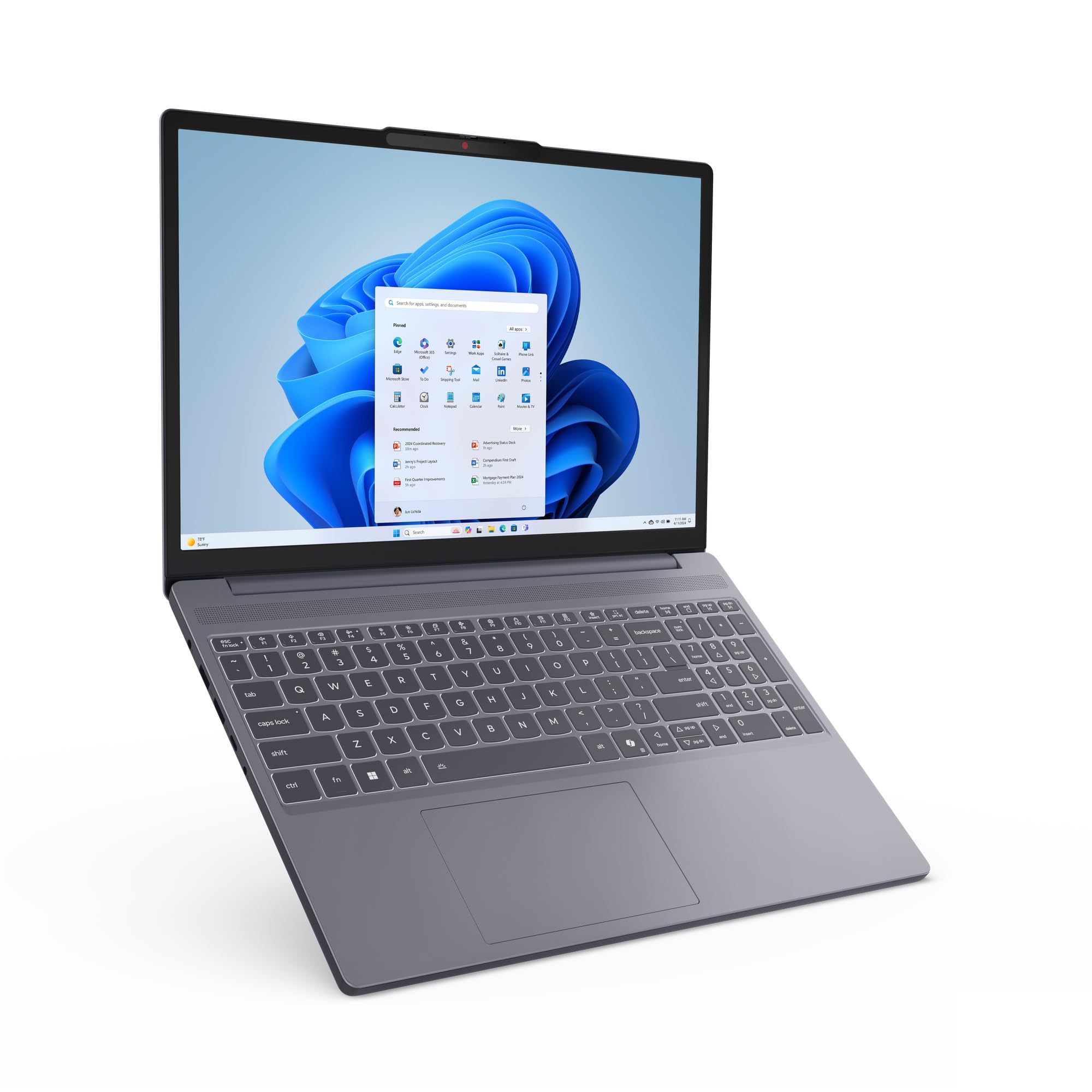 Lenovo IdeaPad Slim 3 Gen 10 – Ordenador Portátil 15.3" WUXGA (Intel Core i5-13420H, 16 GB RAM, 512 GB SSD, Gráficos Intel UHD, Wi-Fi 6, Windows 11 Home) Teclado QWERTY Español - Gris Luna — view 2