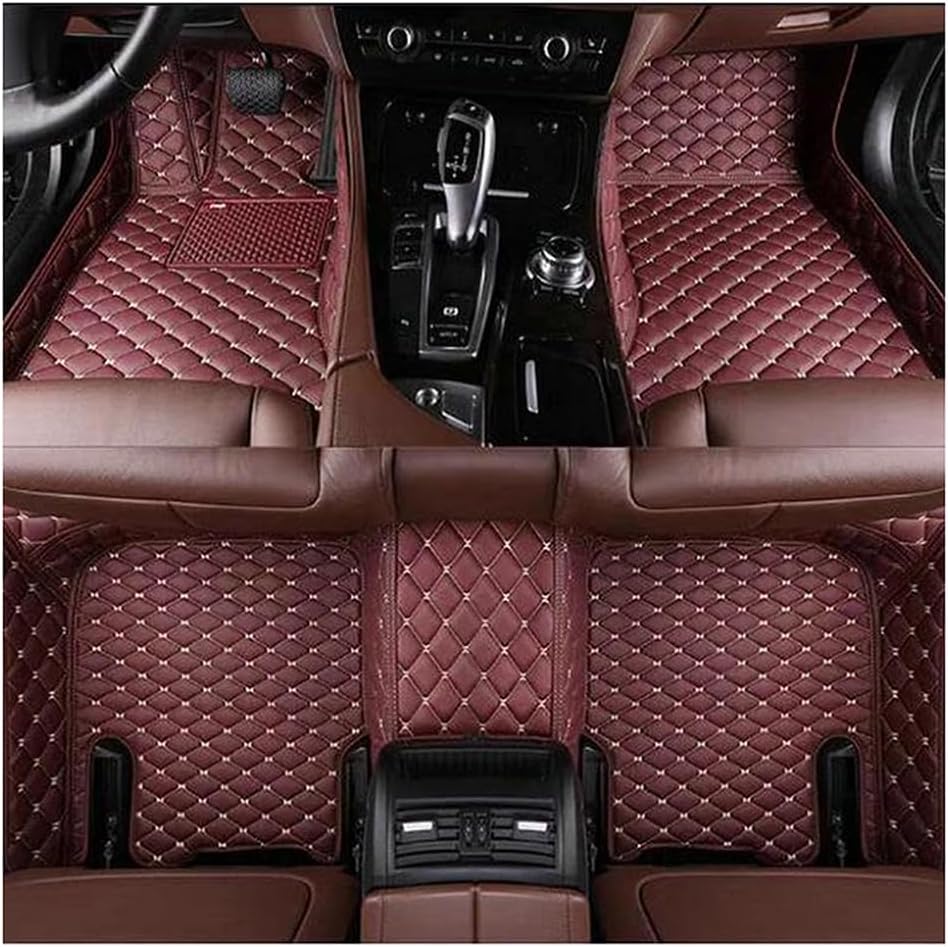 Car Floor Mats for Citroen C1 2014-2023, Floor Liners Full Coverage Floor Carpet Floor Protectors Pad Interior Accessories,L