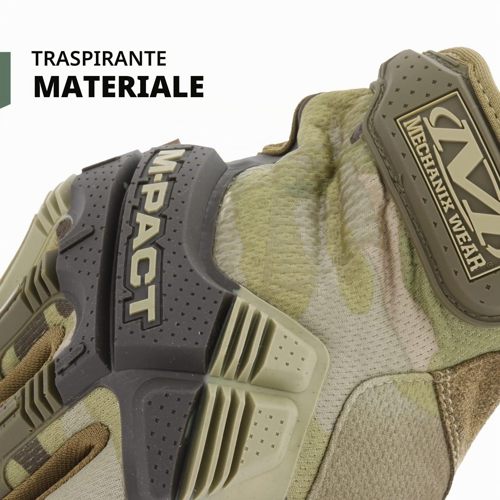 Mechanix Wear - M-Pact Multicam Guanti, Multicolore, Medium
