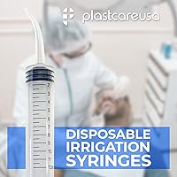 Vista 4 de 10 jeringas desechables de punta curvada de 12ml para dispensación oral dental de 12cc (con medidas) para uso dental, mascotas, líquido