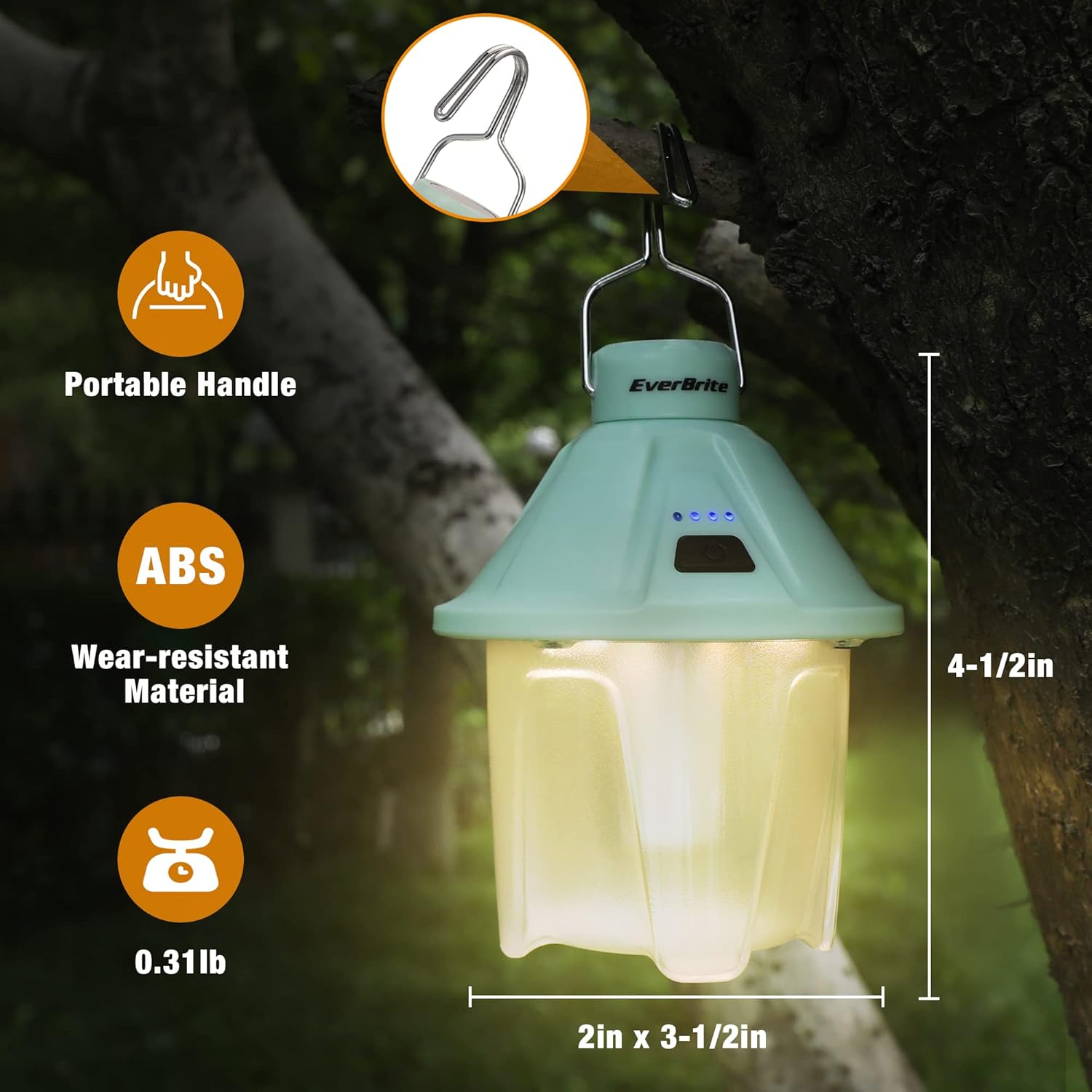 EverBrite 16-Pack Mini LED Flashlight Set 450LM Camping Lantern