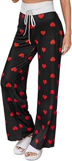 X Image Valentines Lightweight Bottoms Heart Black