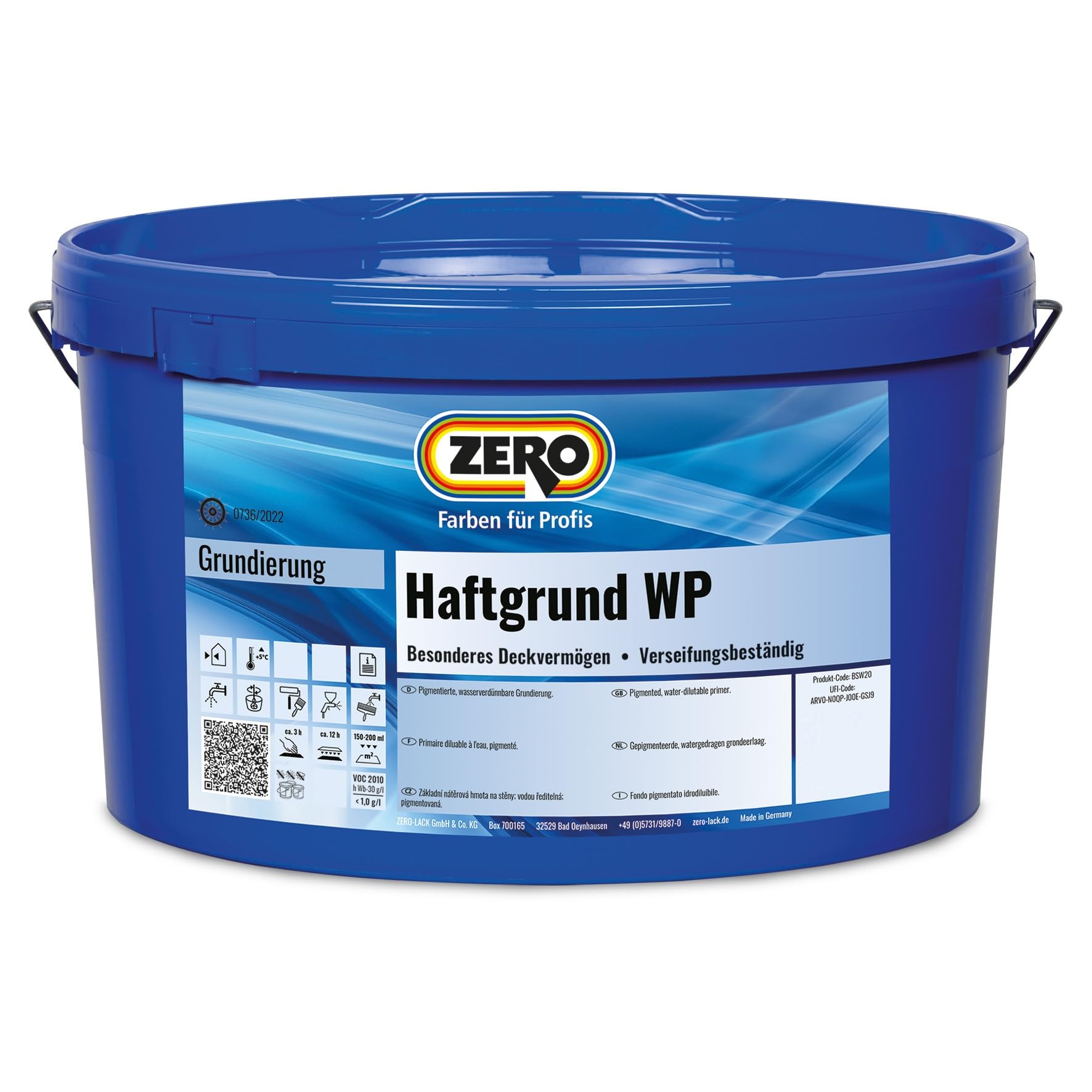 Zero Haftgrund WP Grundierung weiß 12,5 l