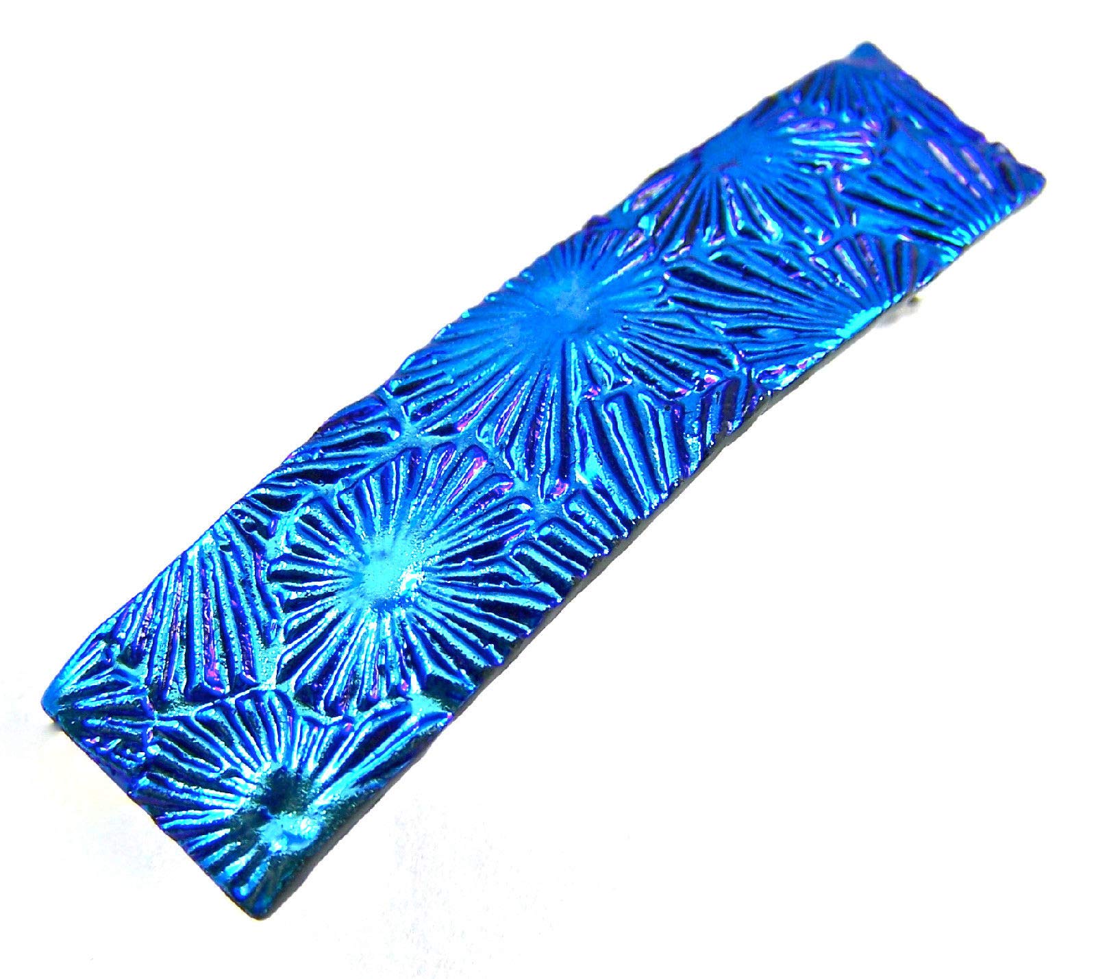 Amazon.com: Dichroic Glass Hair Barrette - Small 2.5 display picture 2