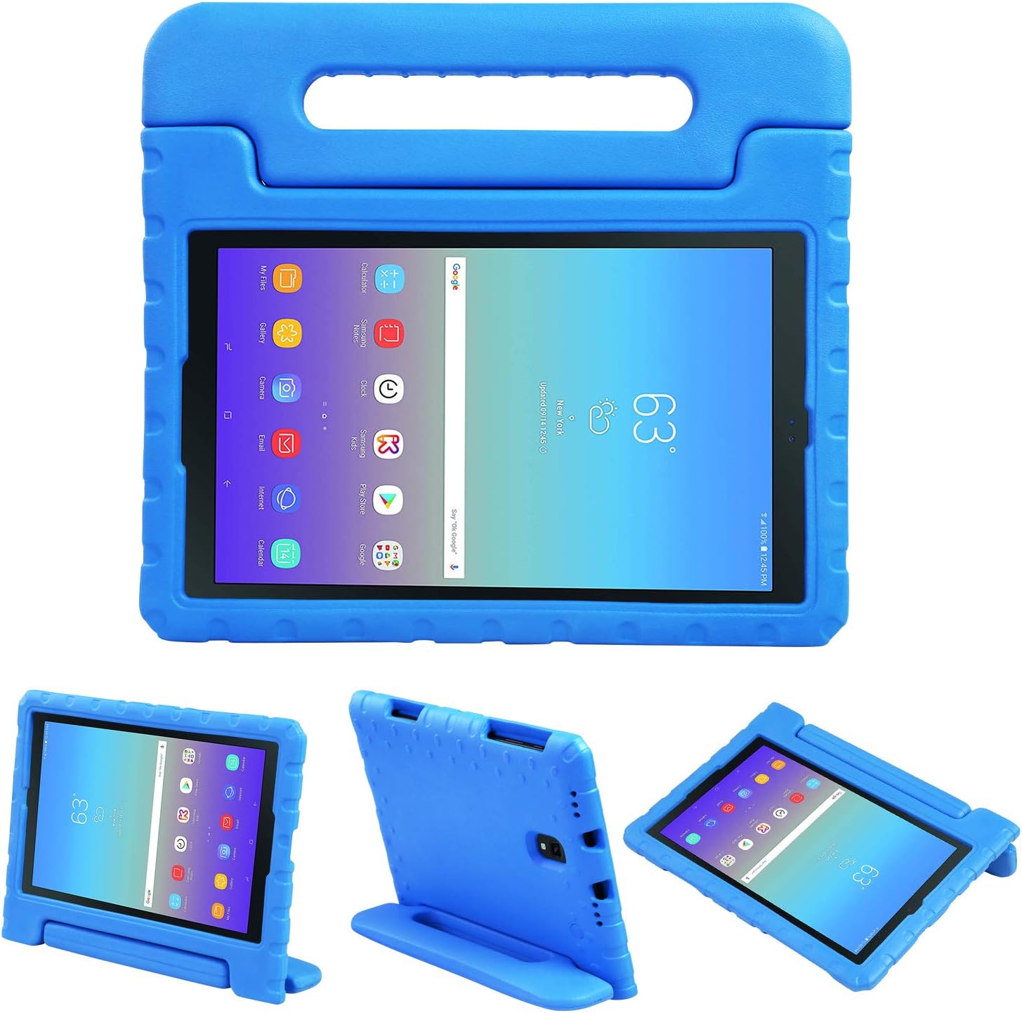 NEWSTYLE Kids Case for Galaxy Tab A 10.5 2018 Model SM-T590/T595/T597, Light Weight Shockproof Handle Stand Kids Friendly Case Cover for Samsung Galaxy Tab A 10.5-inch 2018 Released Tablet (Bule)