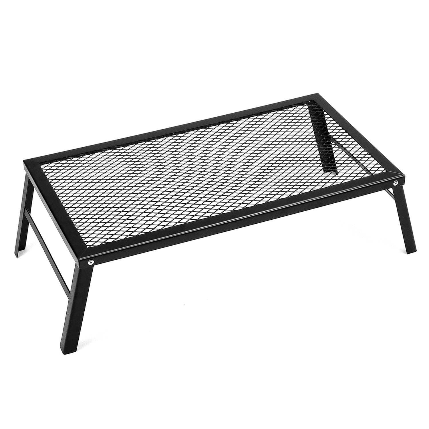 QWORK® Grille de Barbecue Pliable pour Camping, Barbecue, Pique-niques - Taille 30x55x16 cm