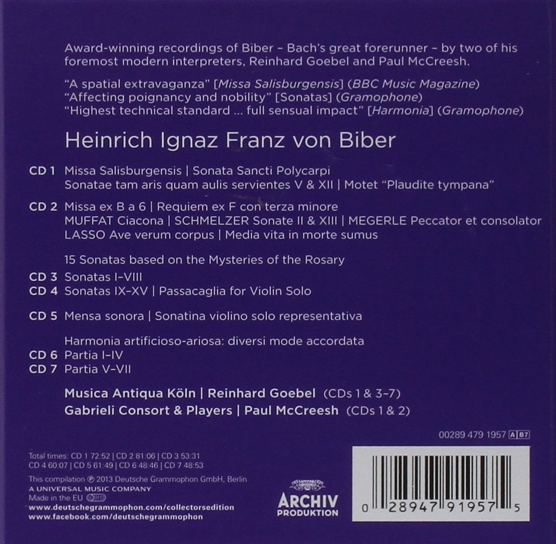 Collectors Edition: Biber: Sacred & Profane