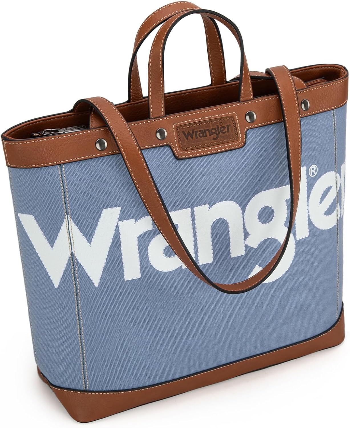 Montana West Wrangler Tote Bag for Women Vintage Top Handle Handbags and Shoulder Bag - Image 6