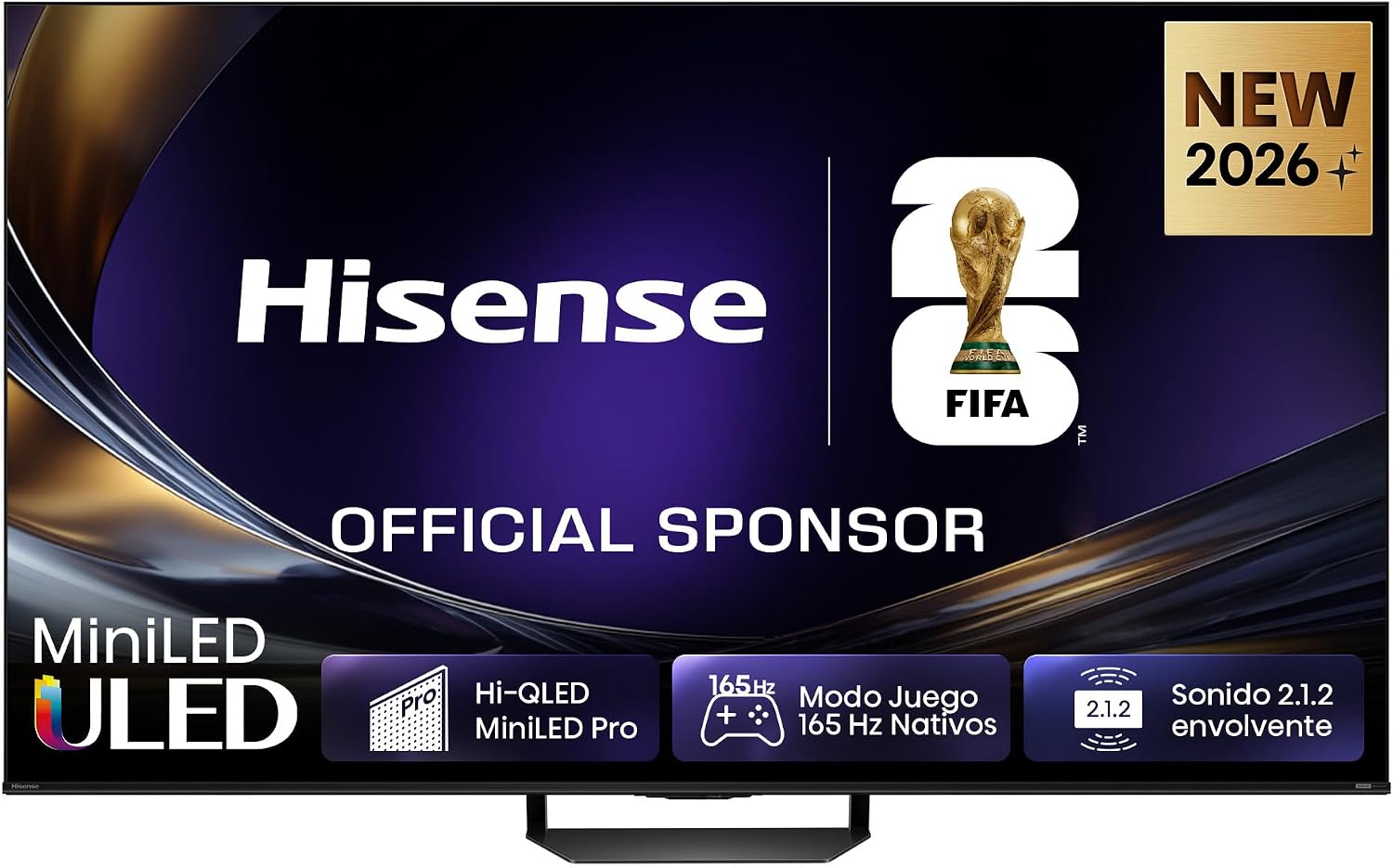 Hisense 55U7S Pro – MiniLED Pro Smart TV 55 Pulgadas, Hi-QLED MiniLED Pro…