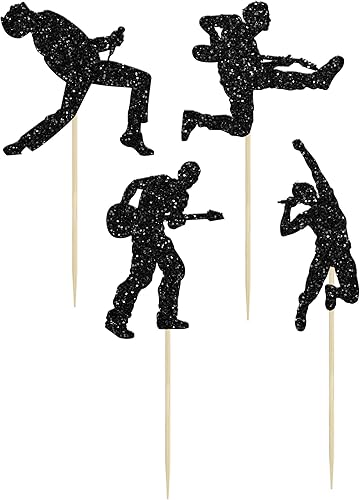 Miniatura 7 de 24 adornos para cupcakes de despedida de soltera con purpurina múltiple para decoración de pasteles, para boda, compromiso, despedida de soltera,