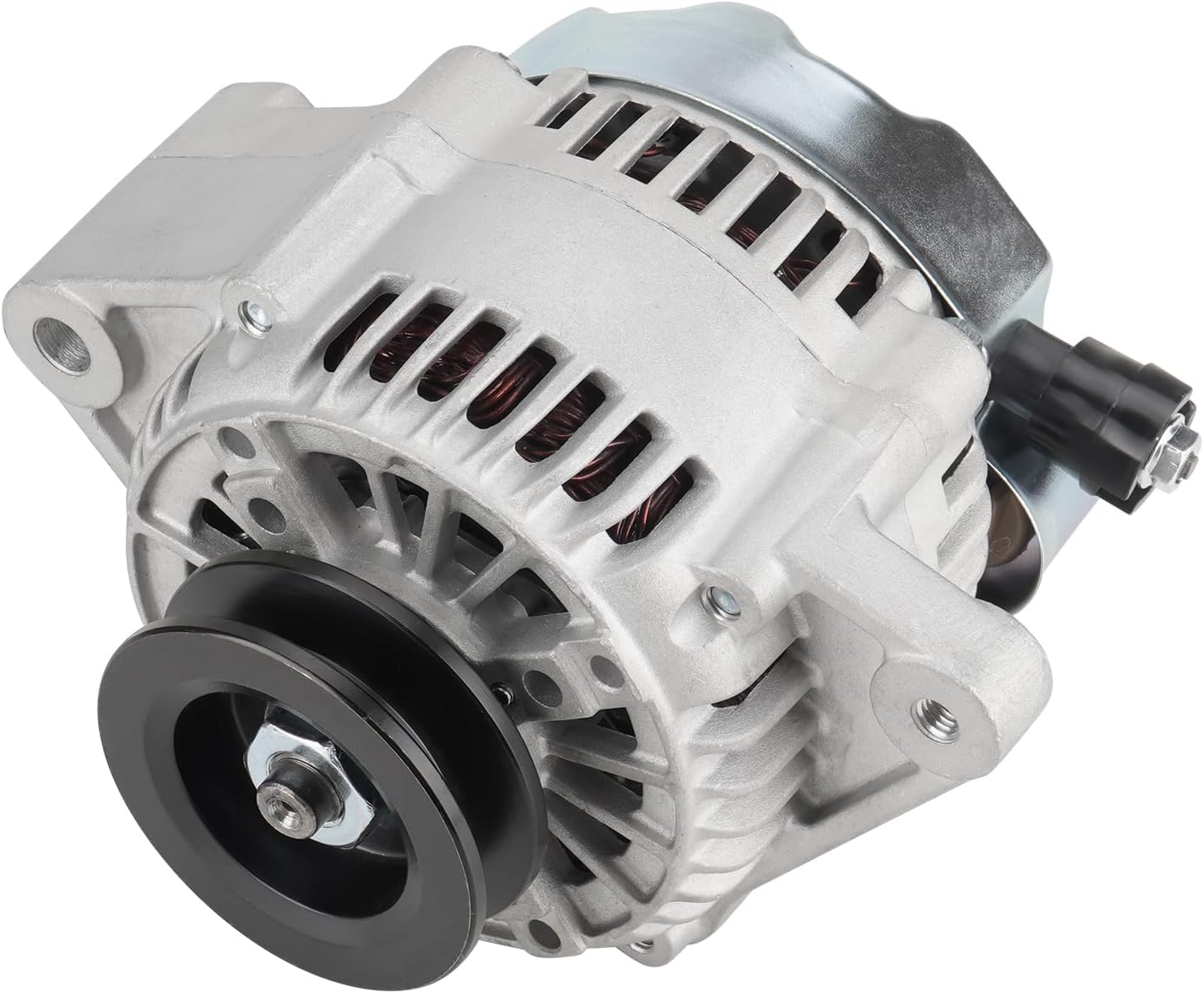 New Alternator Replacement for Toyota Pickup 2.4L 1985-1991, for Toyota 4Runner 2.4 2.4L 1985-1992(1992 Only for Auto Trans.), for Celica 2.4L 1985, Replaces 14456 100211-3551 100211-2030