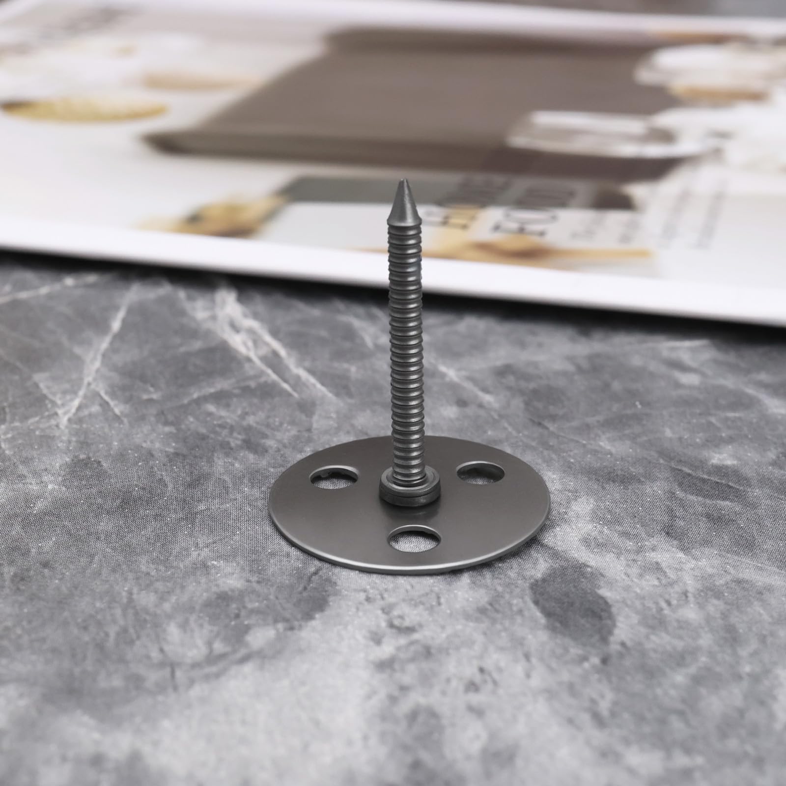 10 Pz/lotto Professionale Triangolo Pneuatico Perforazione Chiodo per Spike Antifurto Sicurezza