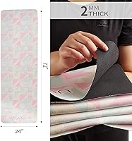 Vista 4 de Skylinewears Esterilla de yoga antideslizante TPE Yoga Mat-Yoga Mat bolsa y toalla de deporte frío Eco Friendly ejercicio y entrenamiento Mat