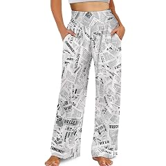 TODIYADDU Wide Leg Palazzo Lounge Pants for Women Trendy Sweatpants for Yoga Workout Travel Casual Loose Bottoms with