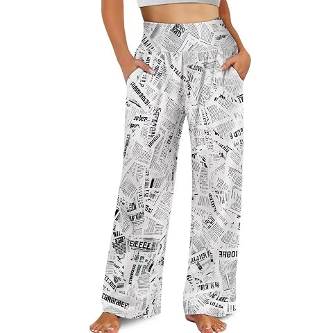 TODIYADDU Wide Leg Palazzo Lounge Pants for Women Trendy Sweatpants for Yoga Workout Travel Casual Loose Bottoms with