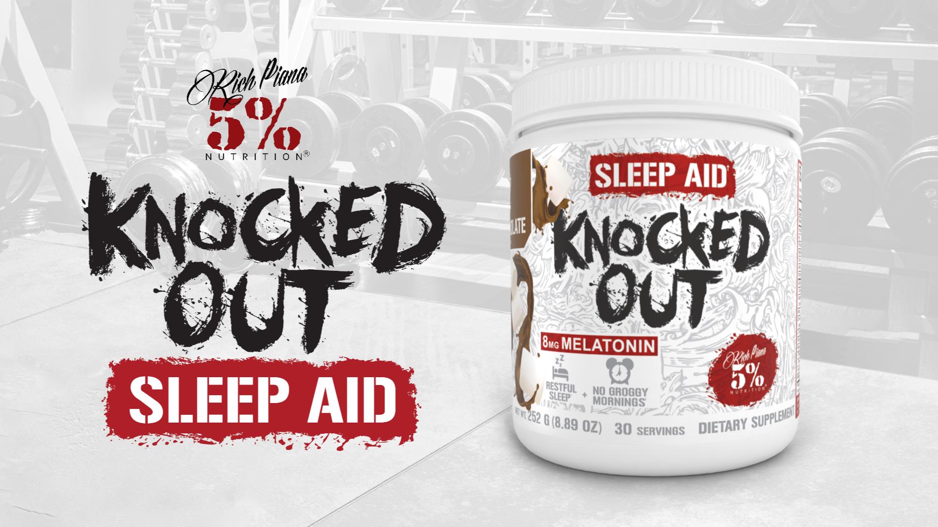 Amazon.com: 5% Nutrition Rich Piana Knocked Out Natural Sleep Aid