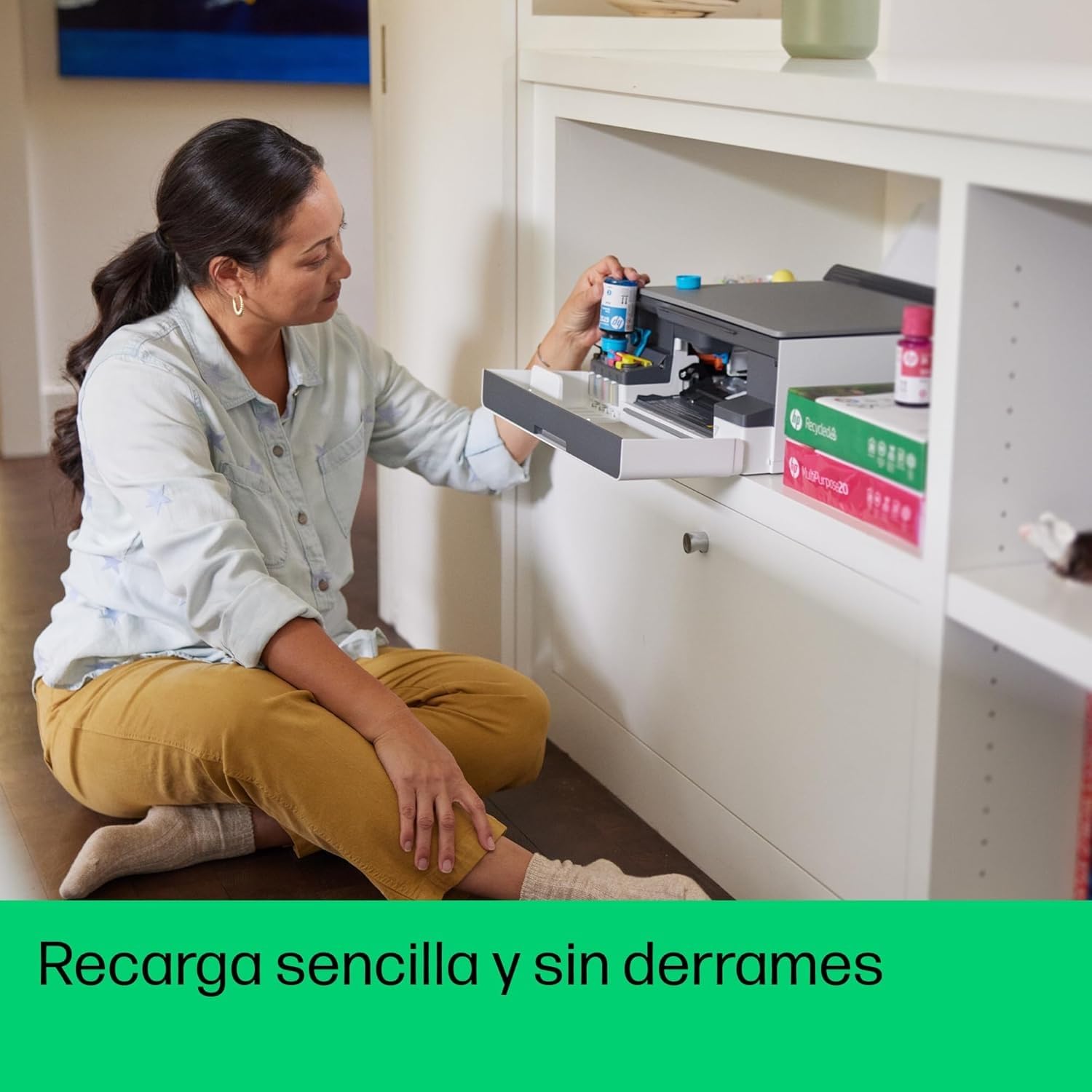HP Smart Tank 5105 Impresora multifunción 3 en 1 Wi-Fi impresión móvil Tinta incluida gran alcance