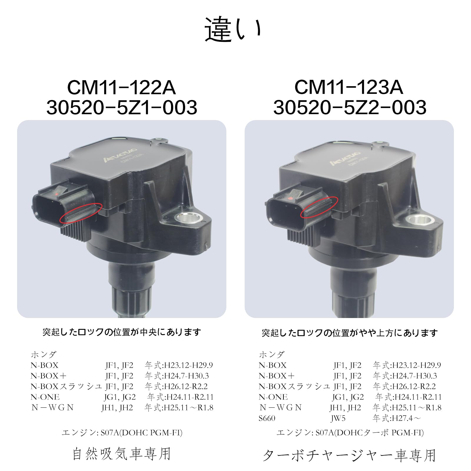 Amazon | AITAOTAO 車用 イグニッションコイル 3本セット ホンダ N-BOX