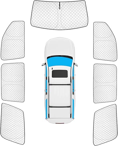 Miniatura 239 de KMF - Parasol de repuesto para parabrisas, cubierta para ventana lateral y trasera, cubierta protectora para visor, para campamento, bebé, bloqueo