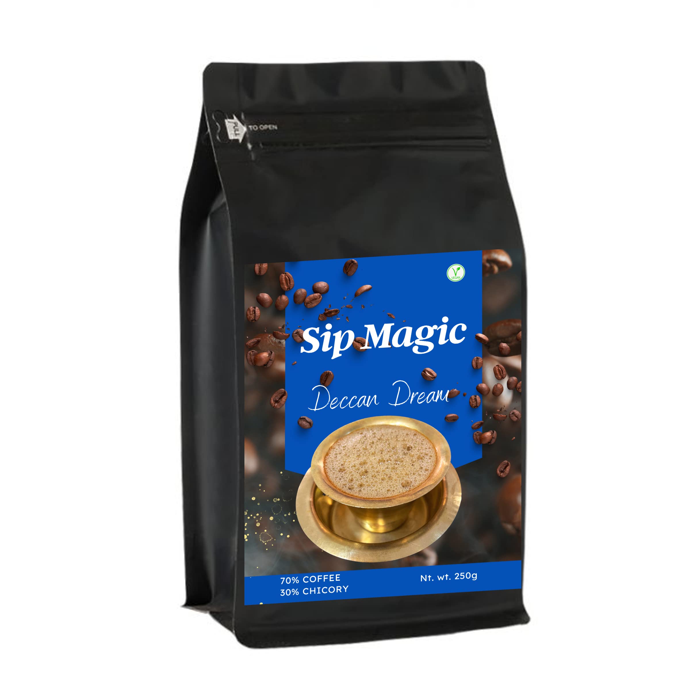 Sip Magic Deccan Dream Filter Coffee - 250g (70:30 Blend)