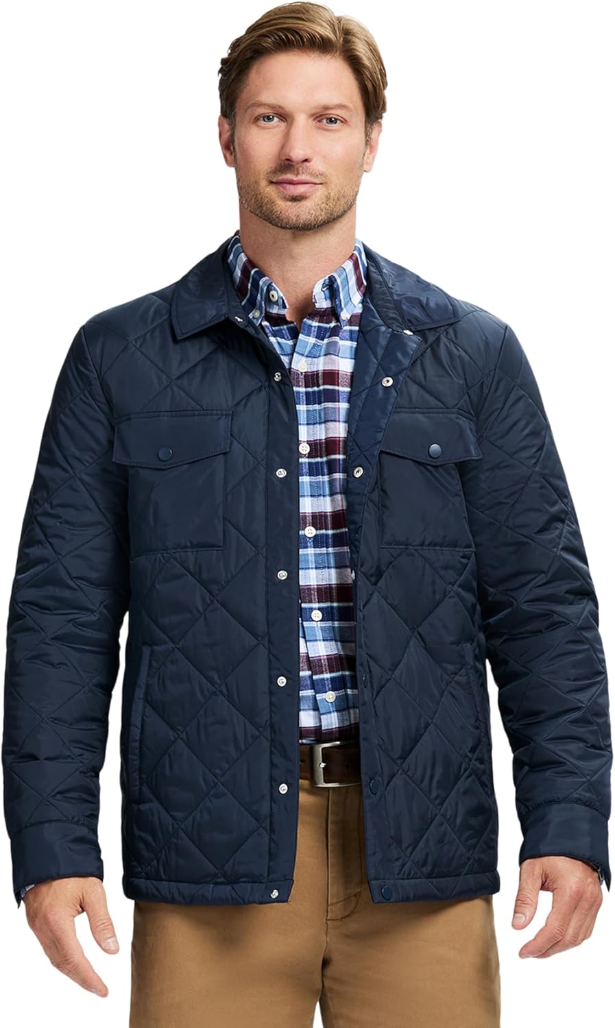 IZOD Men's Quited Puffer Jacket
