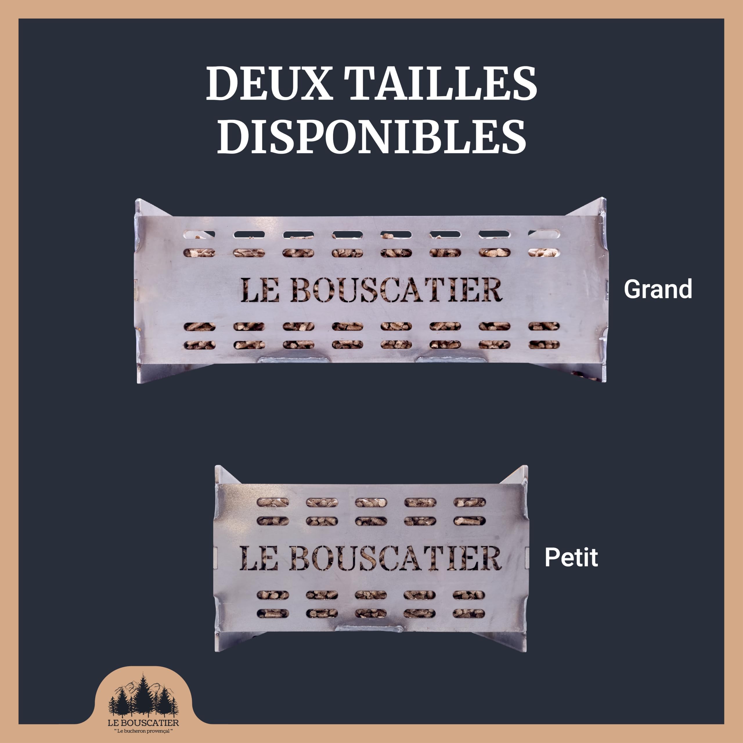 Panier bruleur à Granulés pour Poêle, Insert et cheminée en Acier Haute Résistance 50 cm, Combustion Optimisée, Allumage Facile, Chauffage Économique Fabrication française