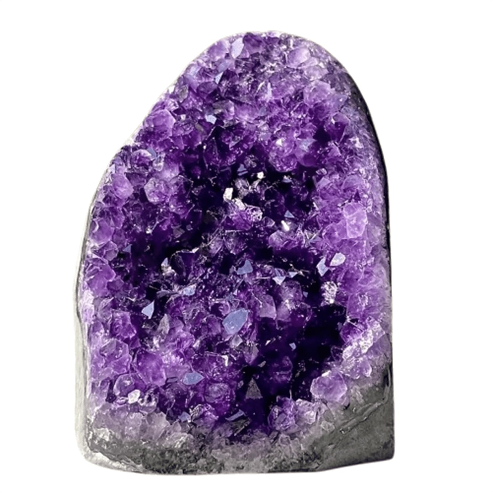 Natural Amethyst Cluster Crystal Geode Irregular Rough Stone Ornaments
