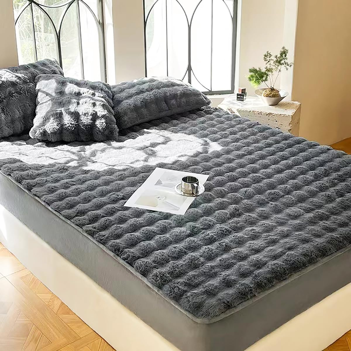 Amazon｜ボックスシーツ 冬 あったか 暖かい 柔らかい シーツ ベッド