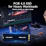 fanxiang 1TB PCIe NVMe SSD Gen 4 Gaming SSD M.2 2280, Up to 7100MB/s Compatible with PS5, Internal Solid State Drive for Gamers, Professionals, Creators S880E - 6