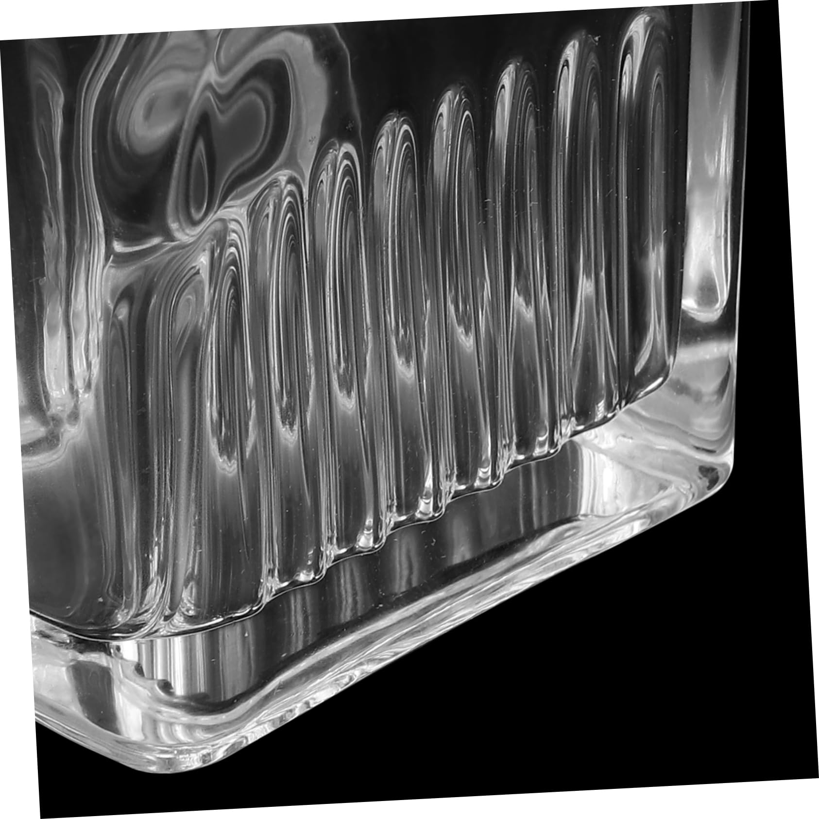 Gatuida Hochtransparentes Glasfärbegefäß Vielseitig Anpassbar und Integriertem Halter mit 9 Schlitten für Mikroskop Objektträger für Laborverfahren