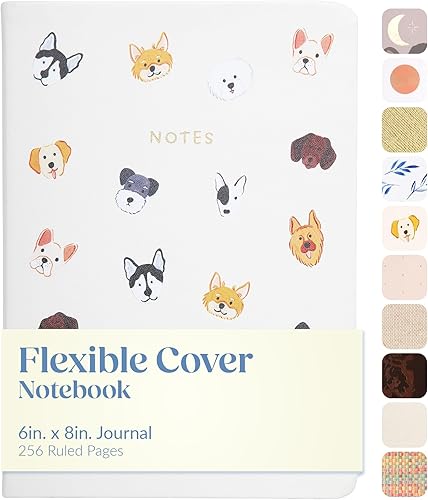 Vista 19 de Eccolo - Cuaderno de diario rayado, tapa dura rosa, incluye bolígrafo y soporte, 256 páginas a rayas, 5.75 x 8.25 pulgadas Rosa con soporte